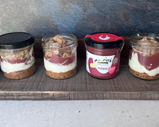 Haferflocken Cheesecake Crumble