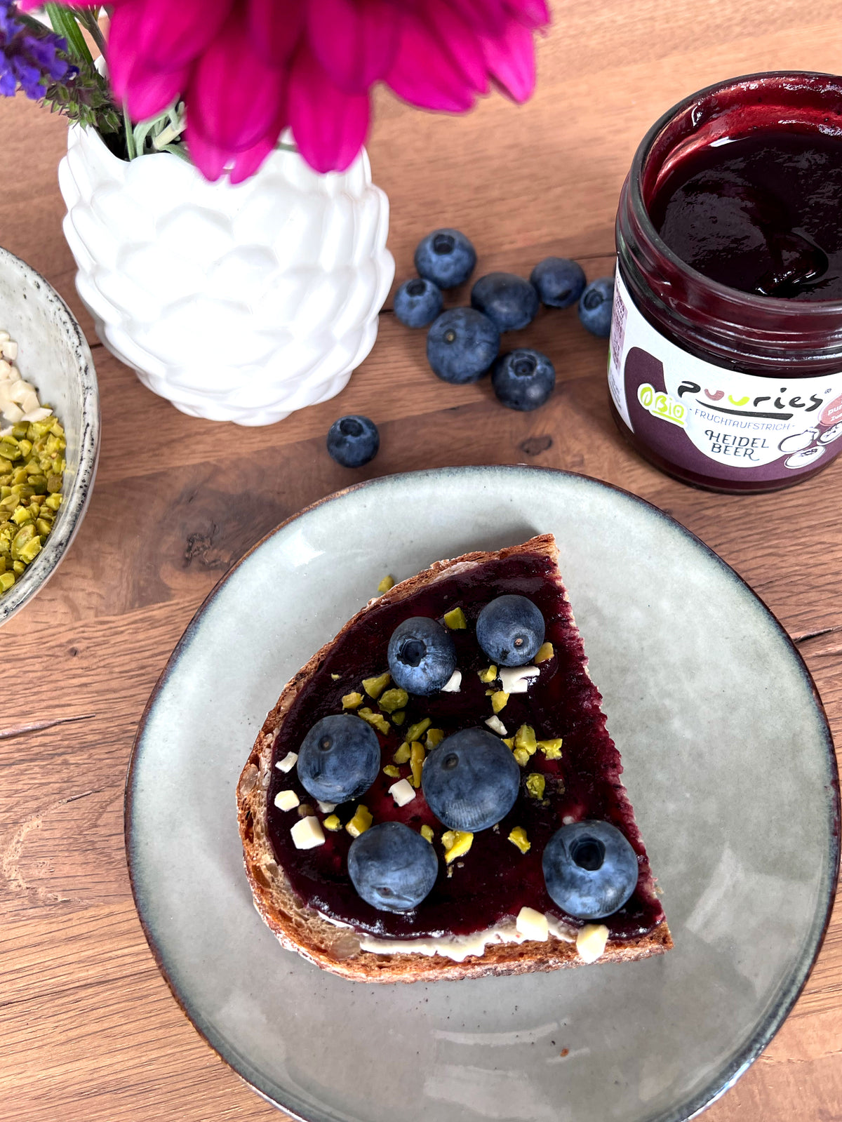 puuries®  Bio-Fruchtaufstrich Heidelbeer