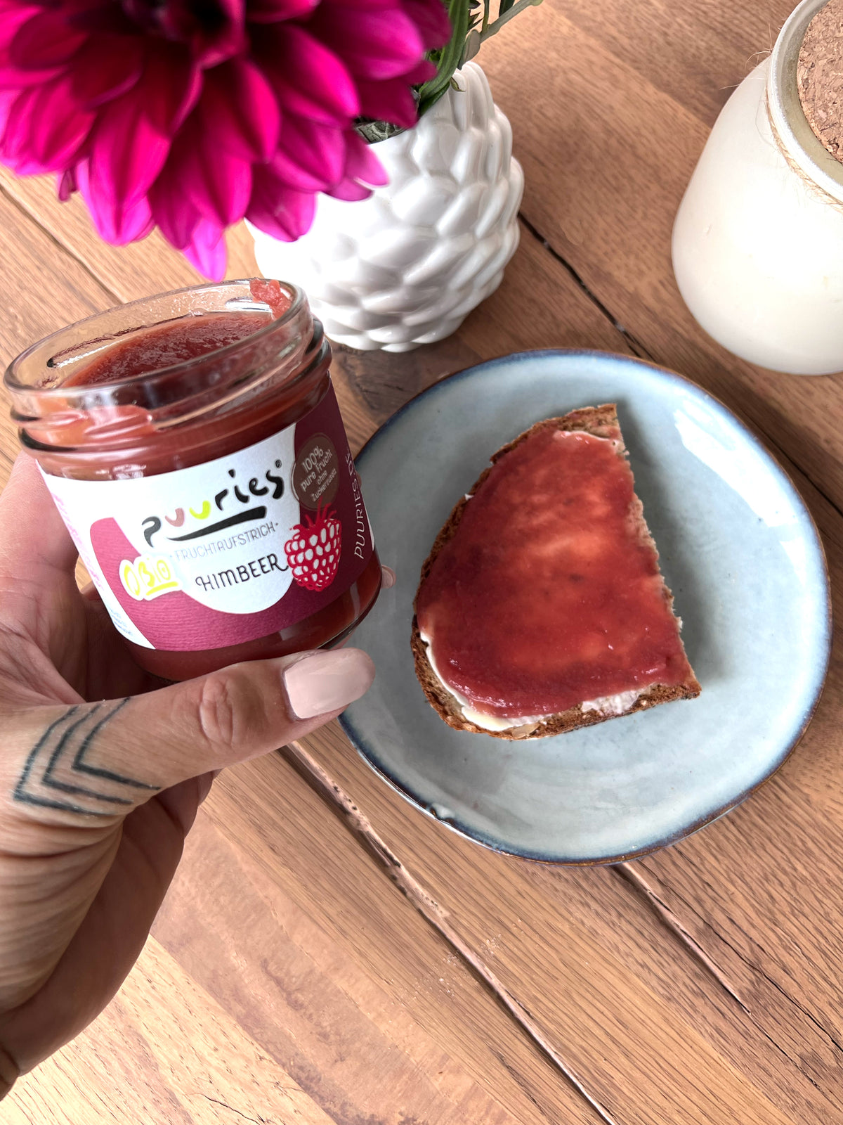puuries®  Bio-Fruchtaufstrich Himbeer