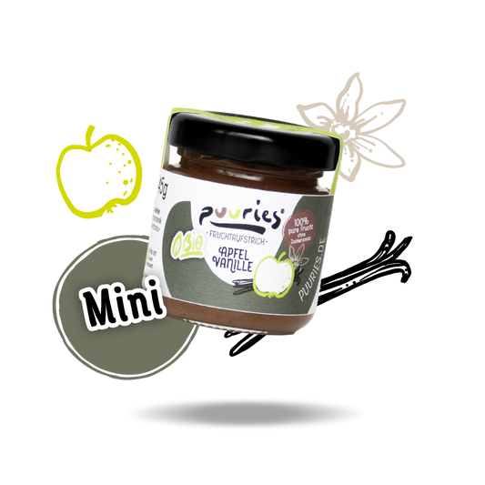 puuries Bio-Fruchtaufstrich Mini Probiergläschen