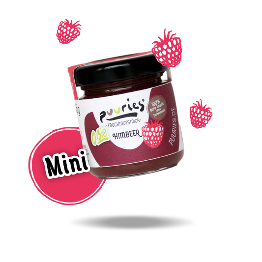 Mini puuries®  Bio-Fruchtaufstrich Himbeer
