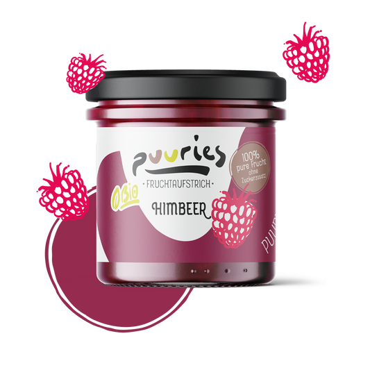 puuries®  Bio-Fruchtaufstrich Himbeer